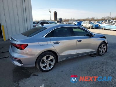 Trzecie zdjęcie samochodu z tyłu: 2023 AUDI A3 PREMIUM VIN:WAUAUDGYXPA044049 - miniatura