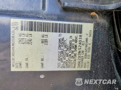 Zdjęcie 12 z 12 samochodu: 2009 NISSAN ALTIMA 2.5 VIN:1N4AL21E39N524038 - miniatura
