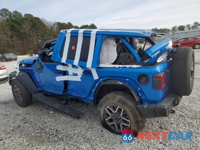 Drugie zdjęcie samochodu z przodu: 2025 JEEP WRANGLER SAHARA VIN:1C4PJXEG7SW651006 - miniatura