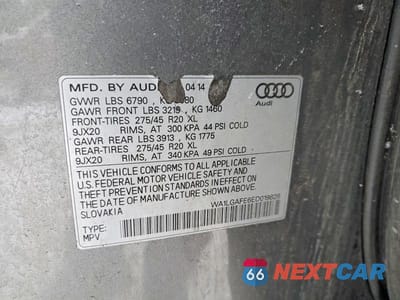Zdjęcie 13 z 13 samochodu: 2014 AUDI Q7 PREMIUM PLUS VIN:WA1LGAFE6ED019826 - miniatura