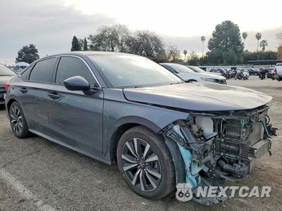 Czwarte zdjęcie samochodu z boku: 2023 HONDA CIVIC EX VIN:2HGFE1F70PH300487 - miniatura