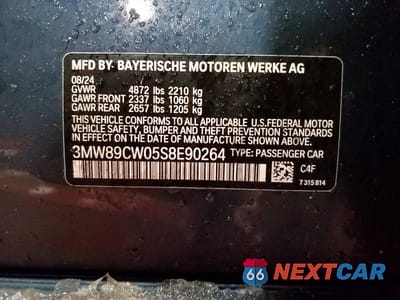 Zdjęcie 12 z 12 samochodu: 2025 BMW 330XI VIN:3MW89CW05S8E90264 - miniatura