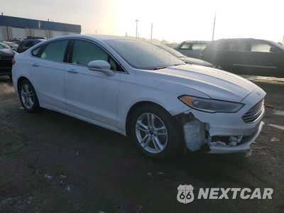 Czwarte zdjęcie samochodu z boku: 2018 FORD FUSION SE VIN:3FA6P0HD9JR176078 - miniatura