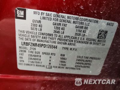 Zdjęcie 13 z 13 samochodu: 2023 BUICK ENVISION ESSENCE VIN:LRBFZNR49PD126944 - miniatura
