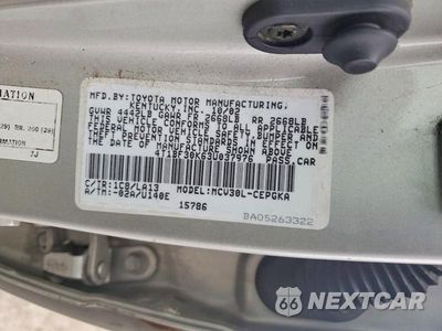 Zdjęcie 12 z 12 samochodu: 2003 TOYOTA CAMRY LE VIN:4T1BF30K63U037976 - miniatura