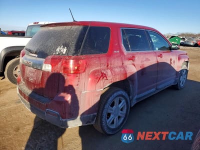 Trzecie zdjęcie samochodu z tyłu: 2014 GMC TERRAIN SLE VIN:2GKALMEK2E6337513 - miniatura