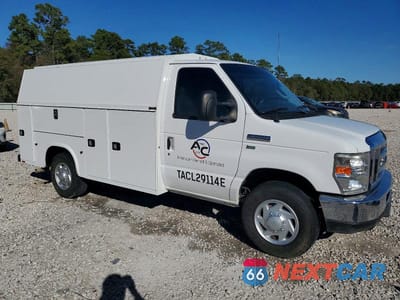 Czwarte zdjęcie samochodu z boku: 2018 FORD E350 UTILITY / SERVICE VAN VIN:1FDWE3F67JDC35476 - miniatura