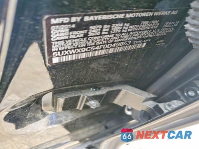 Zdjęcie 13 z 13 samochodu: 2015 BMW X3 XDRIVE28I VIN:5UXWX9C54F0D49853 - miniatura