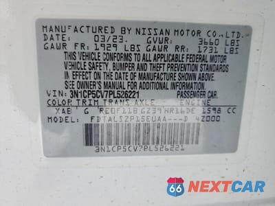 Zdjęcie 13 z 14 samochodu: 2023 NISSAN KICKS SV VIN:3N1CP5CV7PL526221 - miniatura