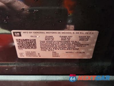 Zdjęcie 13 z 13 samochodu: 2019 GMC TERRAIN SLE VIN:3GKALTEV1KL267532 - miniatura
