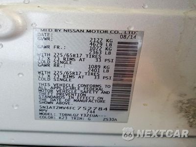 Zdjęcie 13 z 13 samochodu: 2015 NISSAN ROGUE S VIN:5N1AT2MV4FC752784 - miniatura