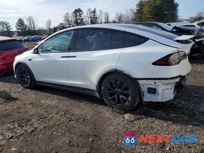Drugie zdjęcie samochodu z przodu: 2022 TESLA MODEL X VIN:7SAXCAE57NF362905 - miniatura