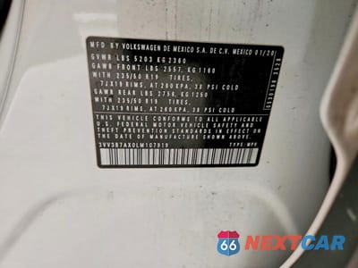 Zdjęcie 13 z 13 samochodu: 2020 VOLKSWAGEN TIGUAN SE VIN:3VV3B7AX0LM107919 - miniatura