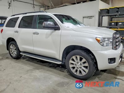 Czwarte zdjęcie samochodu z boku: 2016 TOYOTA SEQUOIA PLATINUM VIN:5TDDY5G1XGS143244 - miniatura