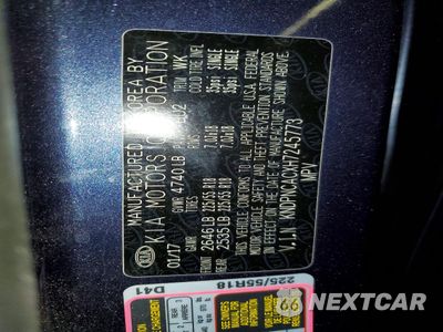 Zdjęcie 13 z 13 samochodu: 2017 KIA SPORTAGE EX VIN:KNDPNCACXH7245773 - miniatura