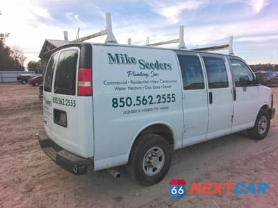 Trzecie zdjęcie samochodu z tyłu: 2011 CHEVROLET EXPRESS G2500 VIN:1GCWGFCA5B1187018 - miniatura