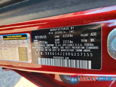 Zdjęcie 13 z 13 samochodu: 2024 KIA K5 LXS VIN:5XXG14J29RG257155 - miniatura