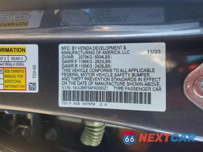 Zdjęcie 12 z 13 samochodu: 2023 ACURA TLX A-SPEC VIN:19UUB6F54PA006021 - miniatura