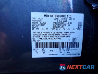 Zdjęcie 13 z 13 samochodu: 2025 FORD EXPLORER ST-LINE VIN:1FMUK7KH6SGA24042 - miniatura