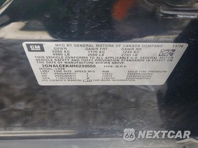 Zdjęcie 14 z 14 samochodu: 2017 CHEVROLET EQUINOX LT VIN:2GNALCEK4H6230559 - miniatura