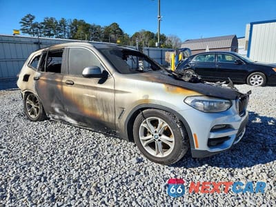 Czwarte zdjęcie samochodu z boku: 2020 BMW X3 SDRIVE30I VIN:5UXTY3C00LLE54899 - miniatura