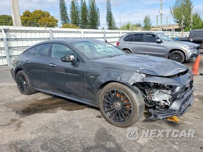 Czwarte zdjęcie samochodu z boku: 2021 MERCEDES-BENZ AMG GT 43 VIN:W1K7X5KB2MA037076 - miniatura
