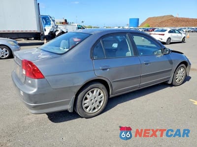 Trzecie zdjęcie samochodu z tyłu: 2005 HONDA CIVIC LX VIN:2HGES16595H569278 - miniatura