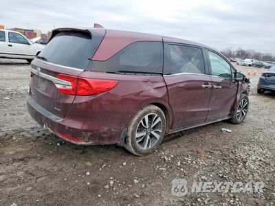 Trzecie zdjęcie samochodu z tyłu: 2018 HONDA ODYSSEY ELITE VIN:5FNRL6H92JB075595 - miniatura