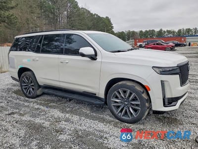 Czwarte zdjęcie samochodu z boku: 2021 CADILLAC ESCALADE SPORT VIN:1GYS4EKL9MR292034 - miniatura
