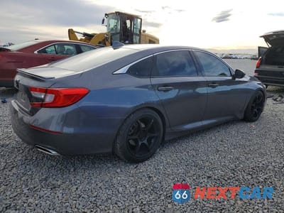 Trzecie zdjęcie samochodu z tyłu: 2019 HONDA ACCORD SPORT VIN:1HGCV2E33KA009707 - miniatura