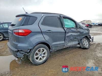 Trzecie zdjęcie samochodu z tyłu: 2021 FORD ECOSPORT SE VIN:MAJ3S2GE8MC395785 - miniatura