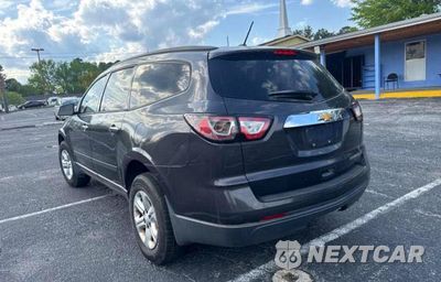 Trzecie zdjęcie samochodu z tyłu: 2015 CHEVROLET TRAVERSE LS VIN:1GNKRFKD4FJ312835 - miniatura