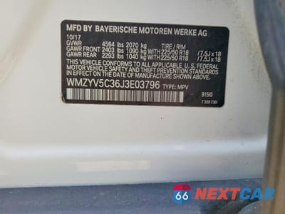 Zdjęcie 12 z 12 samochodu: 2018 MINI COOPER COUNTRYMAN ALL4 VIN:WMZYV5C36J3E03796 - miniatura