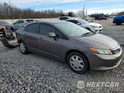 Czwarte zdjęcie samochodu z boku: 2012 HONDA CIVIC LX VIN:19XFB2F50CE065221 - miniatura