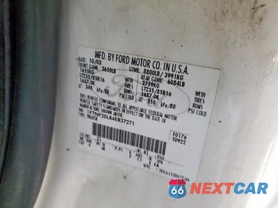 Zdjęcie 12 z 12 samochodu: 2004 FORD F250 SUPER DUTY VIN:1FTNF20L84EB37271 - miniatura
