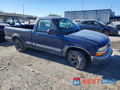 Czwarte zdjęcie samochodu z boku: 1999 CHEVROLET S 10 VIN:1GCCS1443XK187551 - miniatura