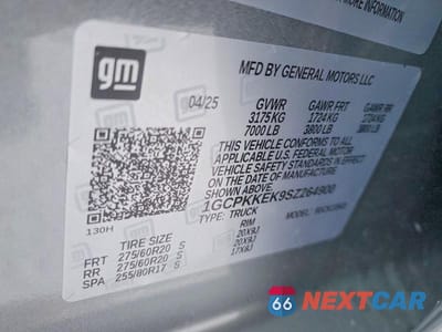 Zdjęcie 12 z 12 samochodu: 2025 CHEVROLET SILVERADO K1500 LT-L VIN:1GCPKKEK9SZ264900 - miniatura