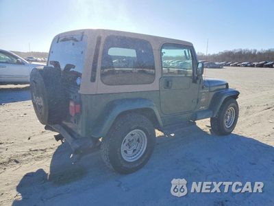 Trzecie zdjęcie samochodu z tyłu: 2000 JEEP WRANGLER / TJ SAHARA VIN:1J4FA59S6YP772122 - miniatura