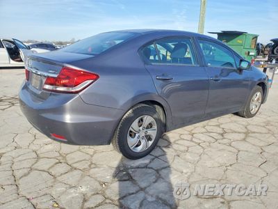 Trzecie zdjęcie samochodu z tyłu: 2014 HONDA CIVIC LX VIN:19XFB2F50EE012845 - miniatura