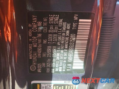 Zdjęcie 13 z 13 samochodu: 2025 HYUNDAI KONA SEL VIN:KM8HB3AB9SU315210 - miniatura