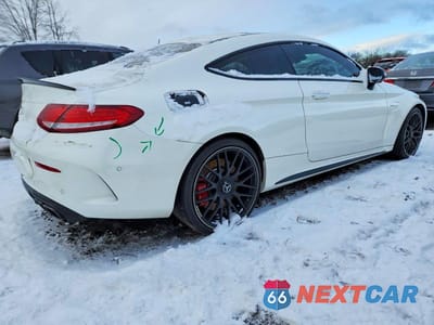 Trzecie zdjęcie samochodu z tyłu: 2018 MERCEDES-BENZ C 63 AMG-S VIN:WDDWJ8HB7JF686070 - miniatura