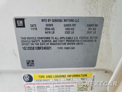 Zdjęcie 12 z 12 samochodu: 2011 CHEVROLET MALIBU LTZ VIN:1G1ZE5E10BF246921 - miniatura
