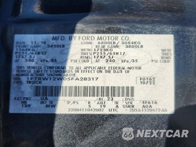 Zdjęcie 12 z 12 samochodu: 2005 FORD F150 SUPERCREW VIN:1FTRW12W05FA28317 - miniatura