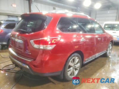 Trzecie zdjęcie samochodu z tyłu: 2014 NISSAN PATHFINDER S VIN:5N1AR2MM8EC681545 - miniatura