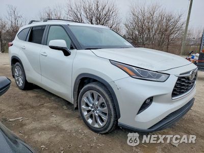 Czwarte zdjęcie samochodu z boku: 2022 TOYOTA HIGHLANDER LIMITED VIN:5TDDZRBH4NS587922 - miniatura