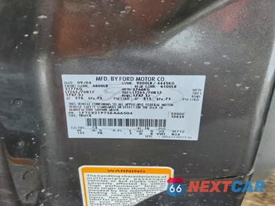 Zdjęcie 12 z 13 samochodu: 2005 FORD F250 SUPER DUTY VIN:1FTSX21P75EA66504 - miniatura