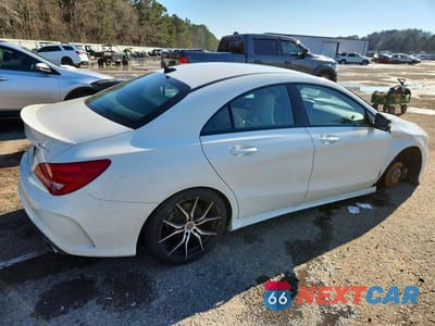 Trzecie zdjęcie samochodu z tyłu: 2016 MERCEDES-BENZ CLA 250 4MATIC VIN:WDDSJ4GB6GN328708 - miniatura