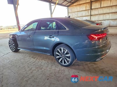 Drugie zdjęcie samochodu z przodu: 2022 AUDI A4 PREMIUM 40 VIN:WAUABAF4XNN003347 - miniatura