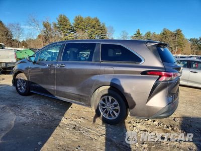 Drugie zdjęcie samochodu z przodu: 2022 TOYOTA SIENNA LE VIN:5TDKRKEC9NS116833 - miniatura
