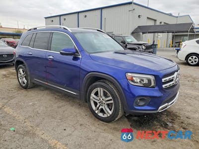 Czwarte zdjęcie samochodu z boku: 2020 MERCEDES-BENZ GLB 250 VIN:W1N4M4GB9LW042150 - miniatura